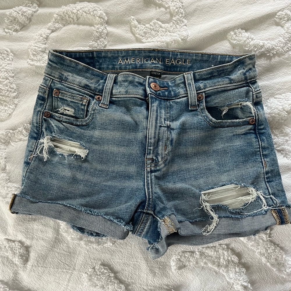 american eagle jean shorts